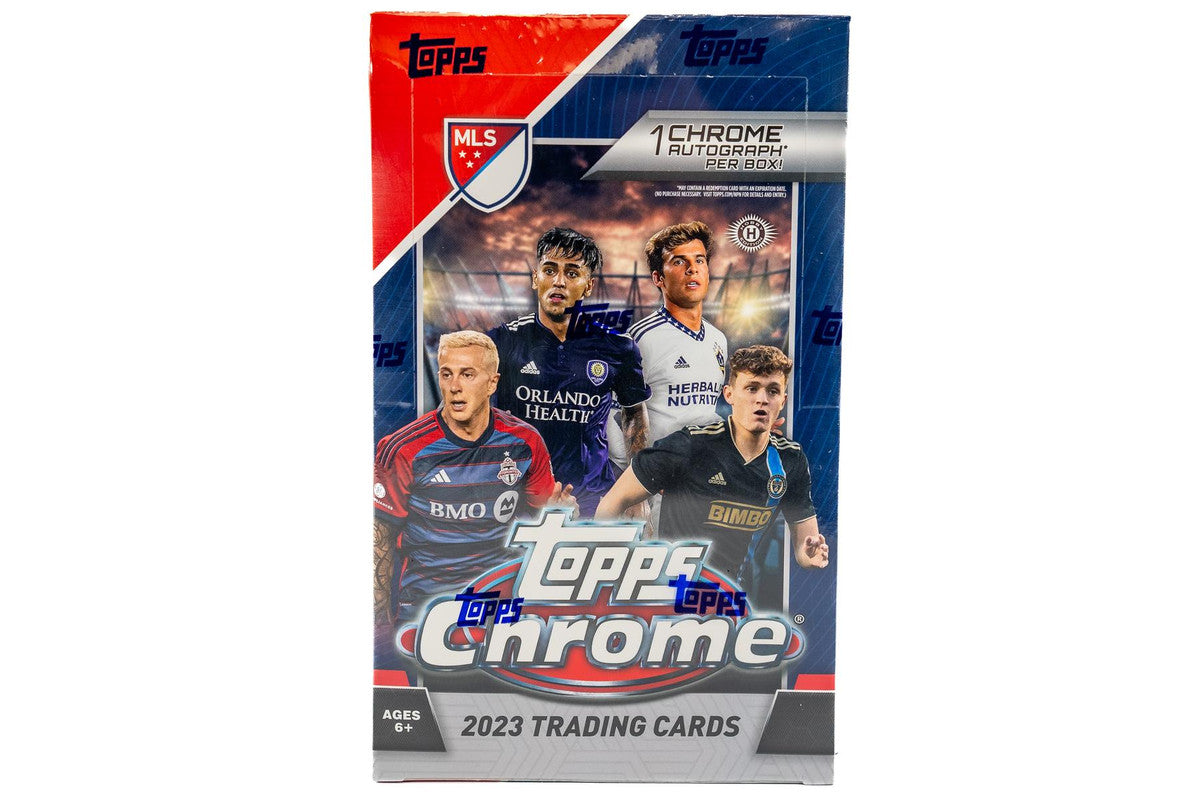 2023 Topps MLS Major League Soccer Chrome Soccer Hobby Box