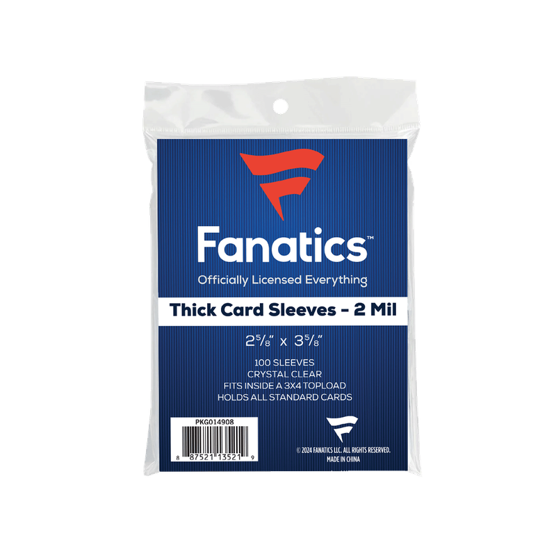 Fanatics Thick Soft Sleeves - 100 Count