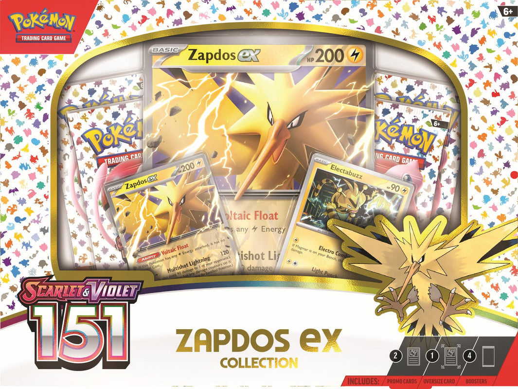 Pokemon TCG: Scarlet and Violet - 151 Zapdos ex Box