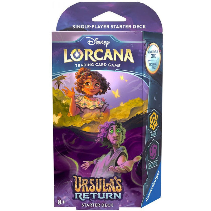 Disney Lorcana: Ursula&amp;#x27;s Return Starter Deck (Amber and Amethyst)