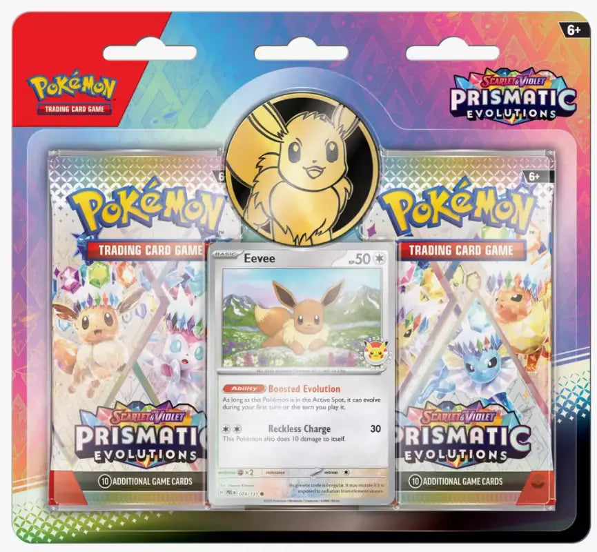 Pokemon: Scarlet and Violet - Prismatic Evolutions 2-Pack Blister (PRE-ORDER)