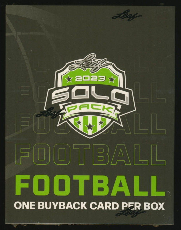 2023 Leaf Solo Pack Football Edition Box