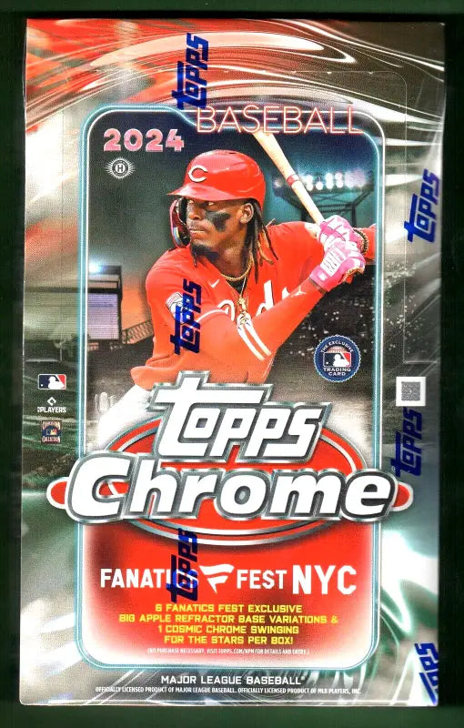 2024 Topps Chrome Baseball Fanatics Fest NYC Exclusive Hobby Box