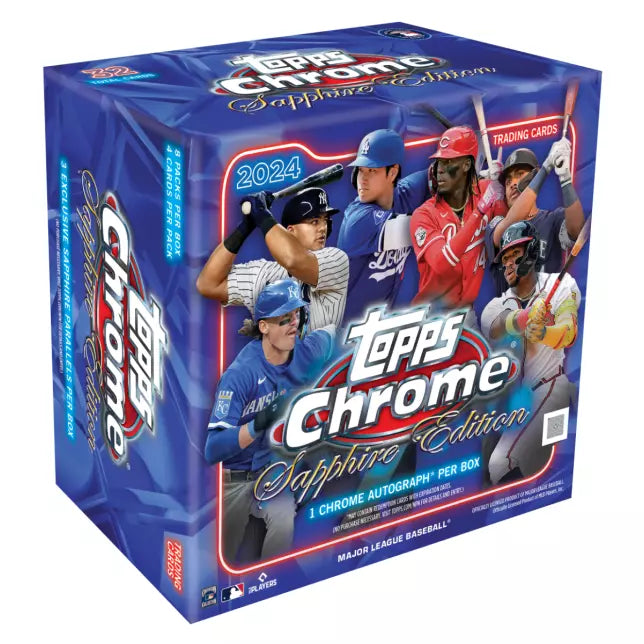 2024 Topps Chrome Sapphire Baseball Edition Hobby Box