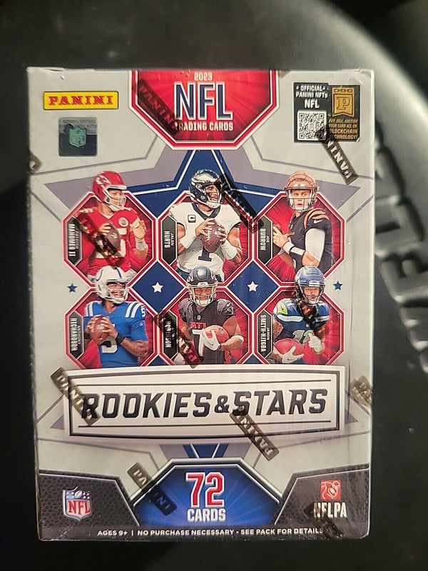 2023 Panini Rookies &amp;amp; Stars Football Blaster Box (Red &amp;amp; Red Plaid Parallels)