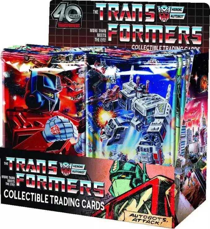 Transformers 40th Anniversary Trading Cards Foil Hobby Box (Dynamite Entertainment 2024)