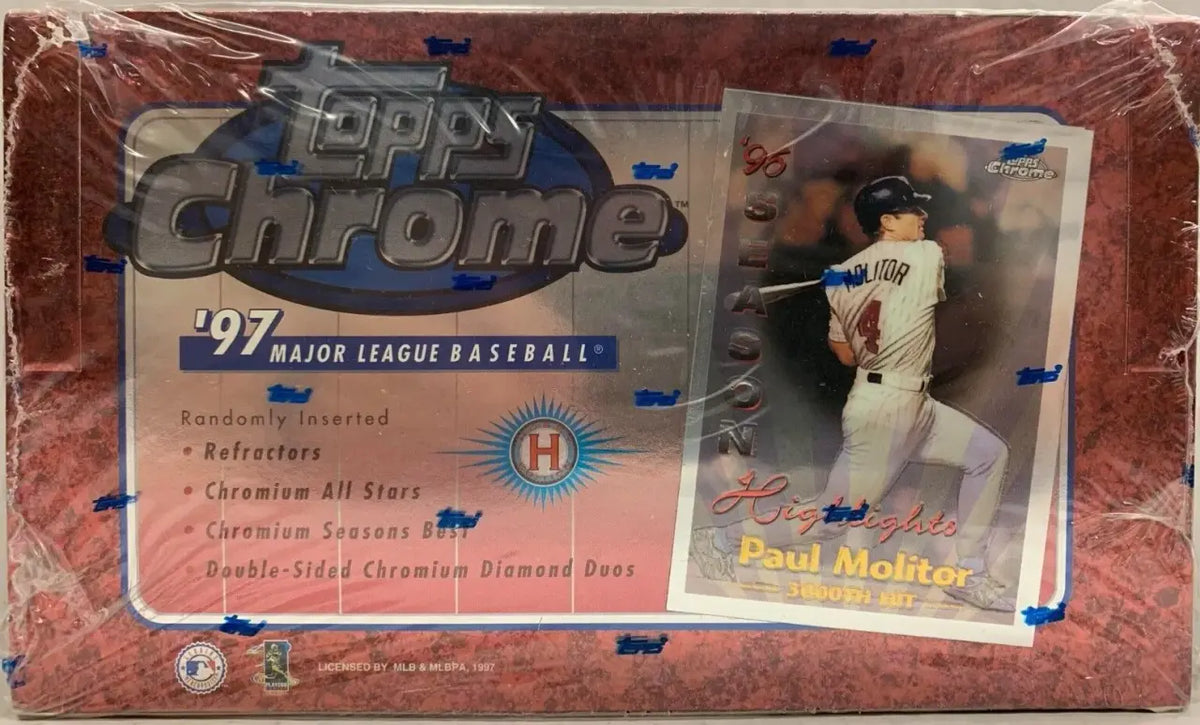 1997 Topps Chrome Baseball Hobby Box