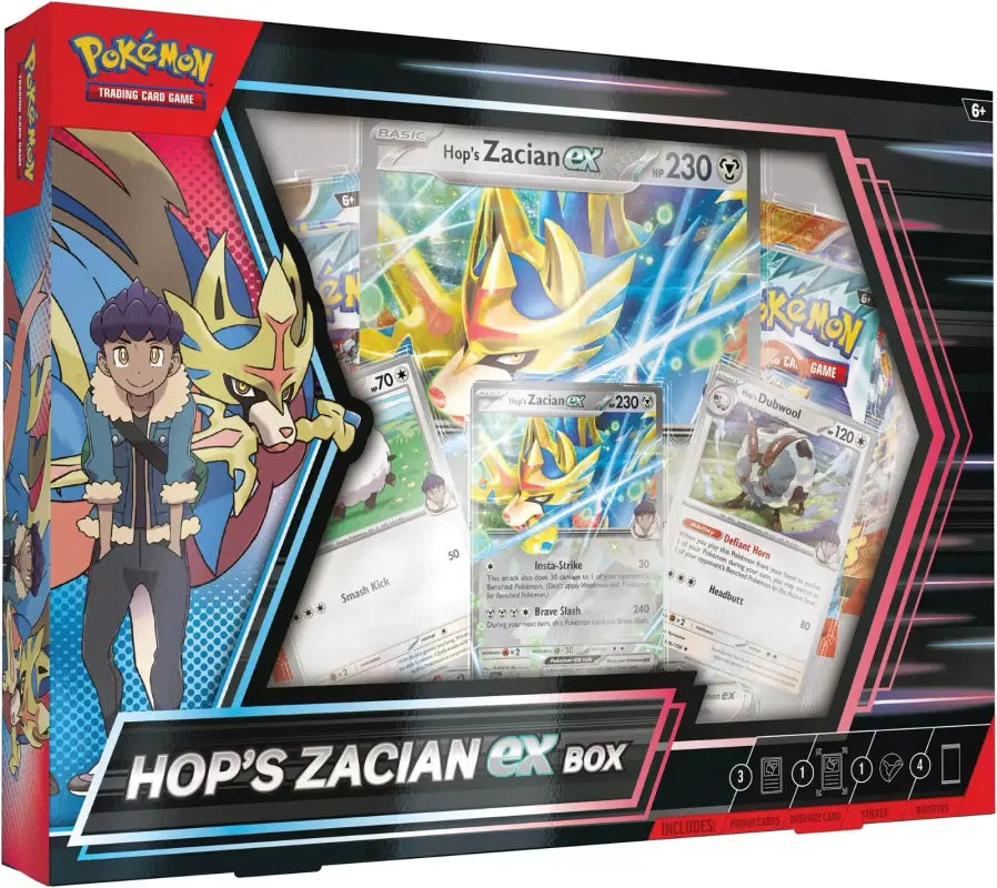 Pokemon TCG: Hops Zacian Ex Box (PRE-ORDER)