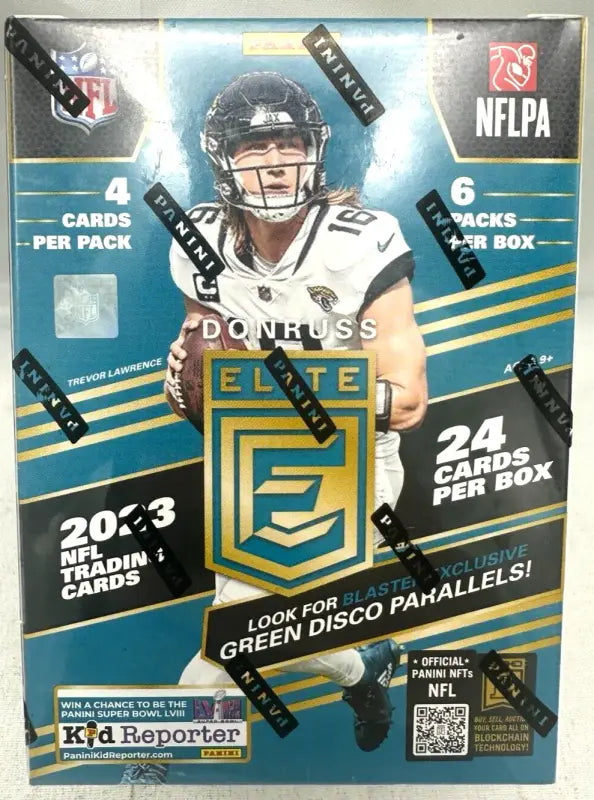 2023 Panini Donruss Elite Football Blaster 6-Pack Box (Green Disco Parallels!)