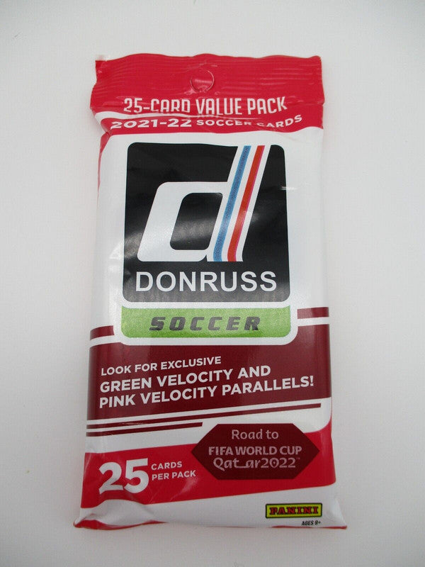 2021/22 Panini Donruss Soccer Jumbo Value Pack (Green and Pink Velocity Parallels!)