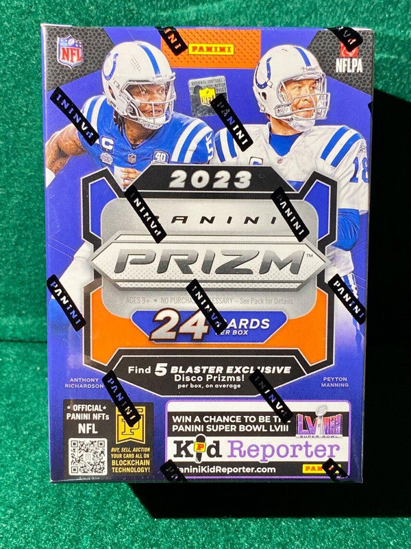 2023 Panini Prizm Football Blaster Box (Disco Prizms)