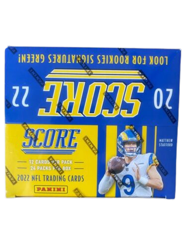 2022 Panini Score Football Retail Box