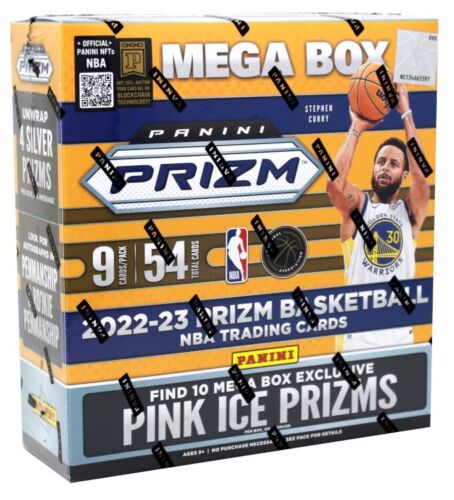 2022/23 Panini Prizm Basketball 6-Pack Mega Box (Pink Ice Prizms)