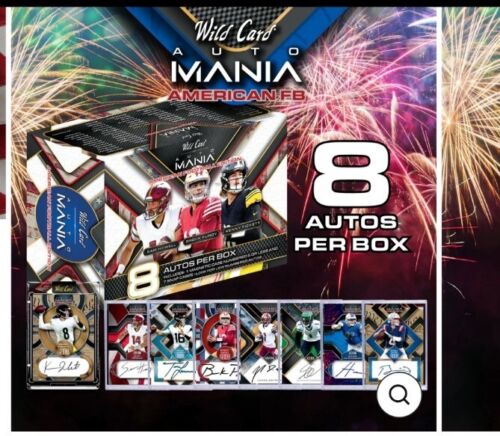 2022 Wild Card Auto Mania Ameican Football Edition Hobby Box