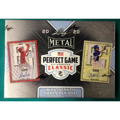 2020 Leaf Perfect Game All-American Metal Baseball Box