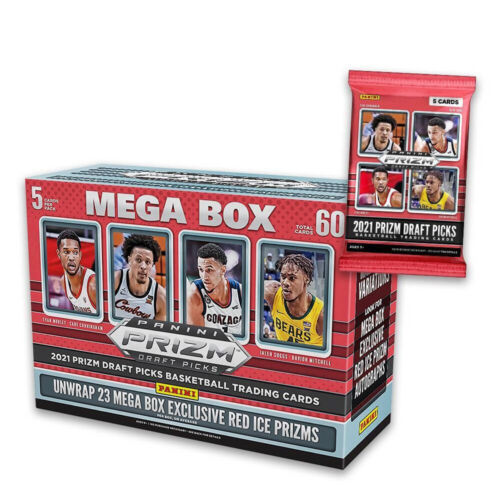 Panini 2021/22 Prizm Draft Picks Basketball Mega Box (Red Ice Prizms)