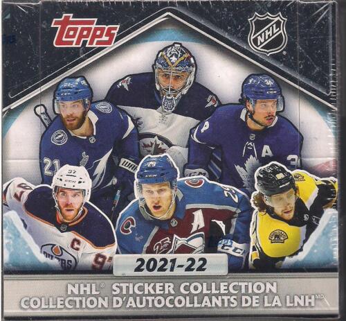 2020/21 Topps NHL Hockey Sticker Collection 50ct Box