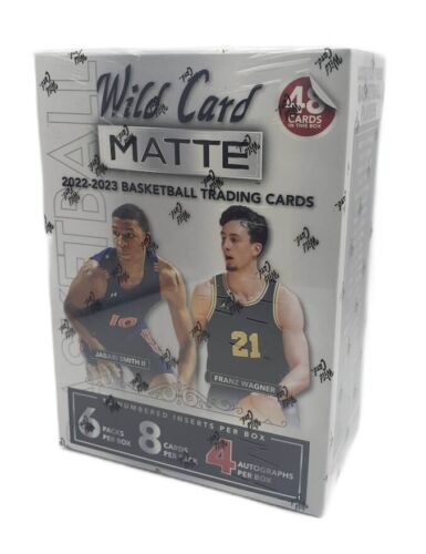 2022 Wild Card Matte Draft Basketball Mega Box Silver