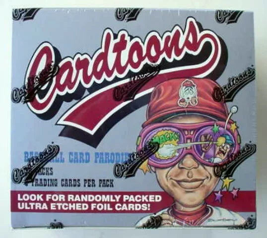 1993 Cardtoons Baseball Cartoon Trading Cards Box