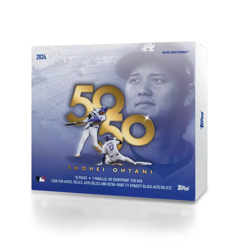 2024 Topps 50/50: Shohei Ohtani Baseball 10-Pack Box