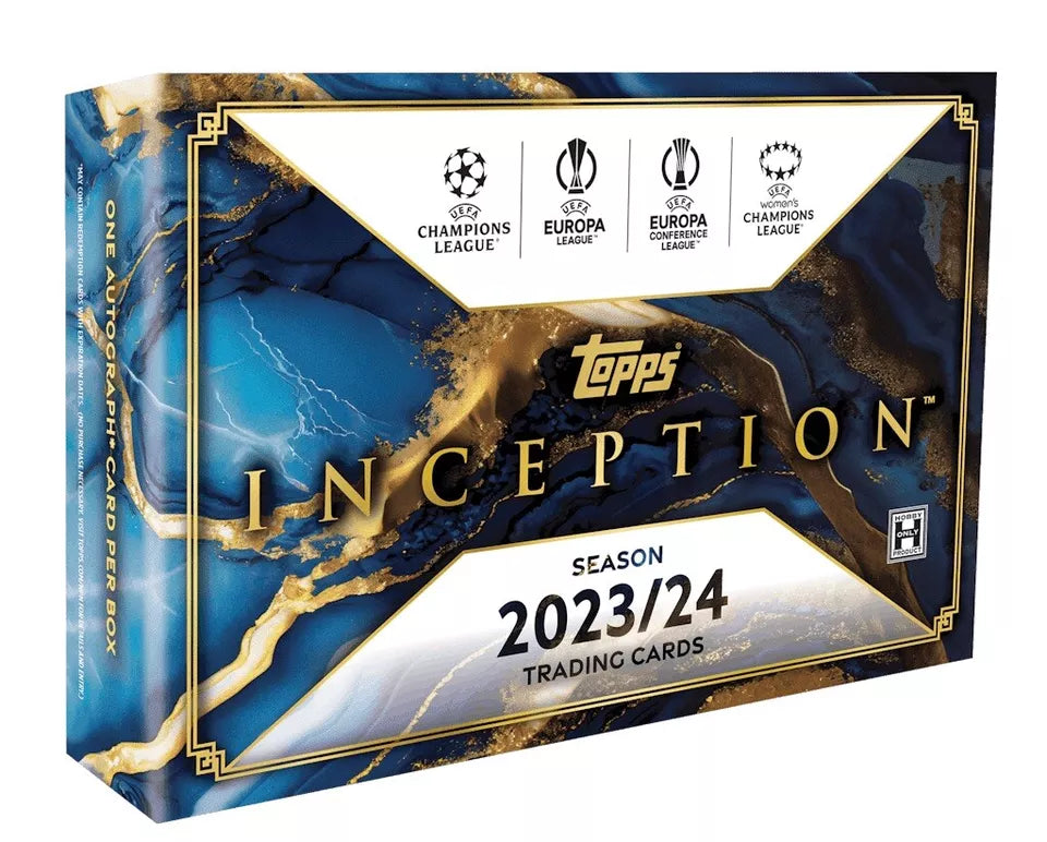 2023/24 Topps Inception UEFA Club Competitions Soccer Hobby Box