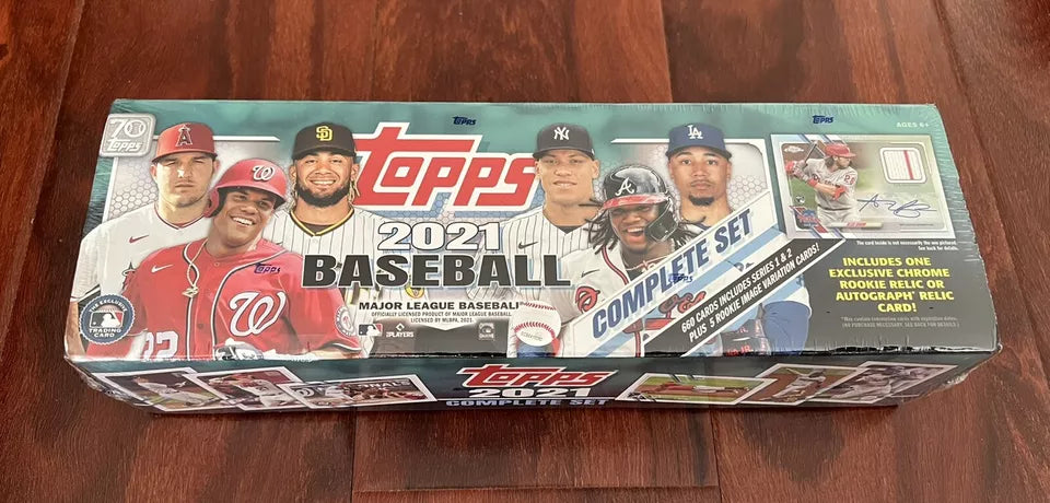 2021 Topps Factory Set Baseball Hobby Box(Teal)