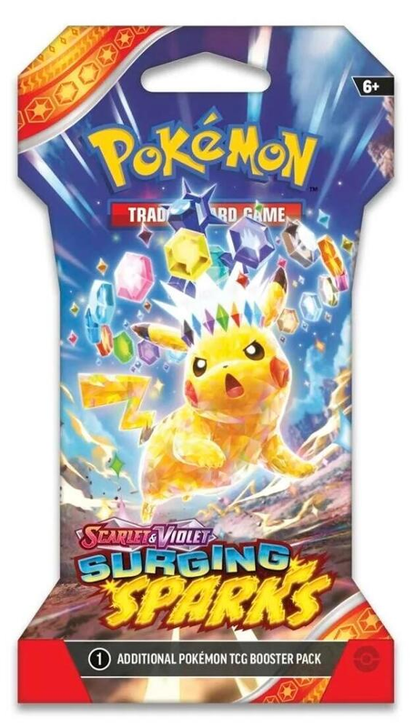 Pokemon: Scarlet &amp;amp; Violet - Surging Sparks Sleeved Booster Pack