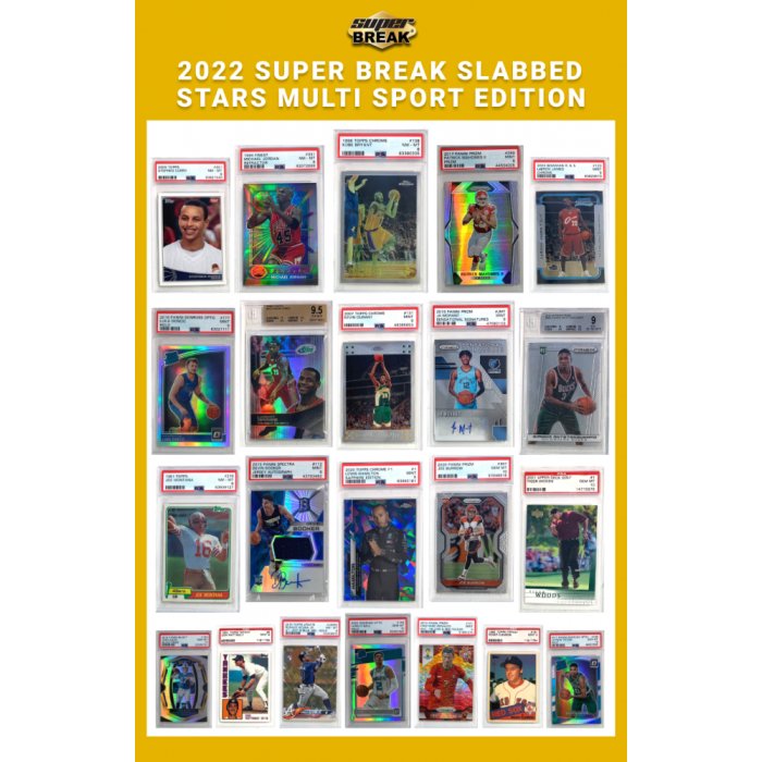 2022 Super Break Slabbed Stars Multi Sport Buyback Box