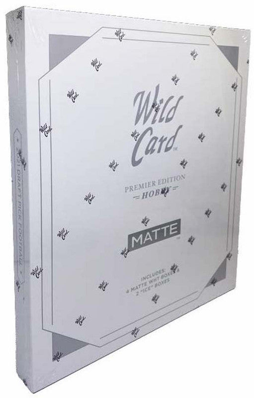 2021 Wild Card MATTE White Draft Pick Football Box