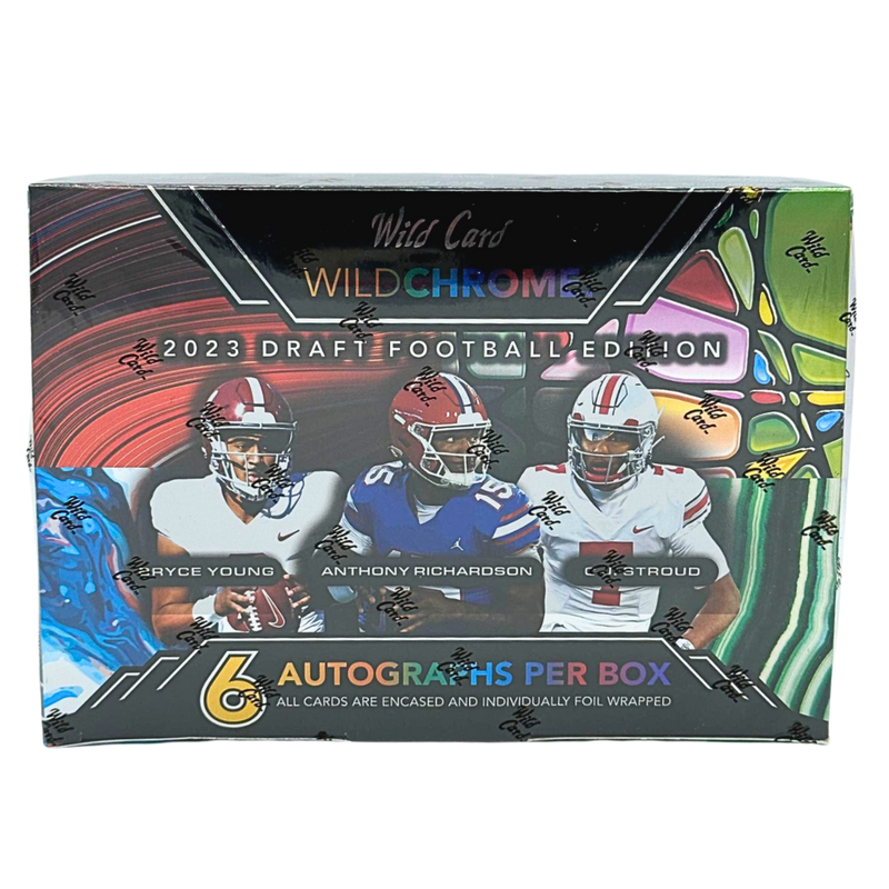 2023 Wild Card Wildchrome Draft Football Hobby Box