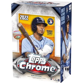 2022 Topps Chrome Baseball 8-Pack Blaster Box